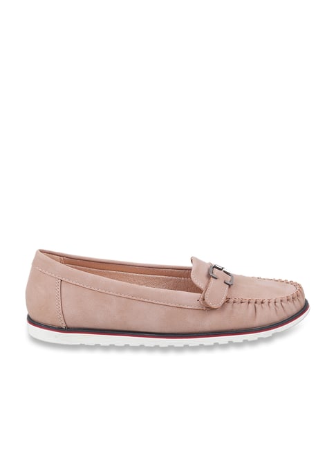 Peach loafers hot sale