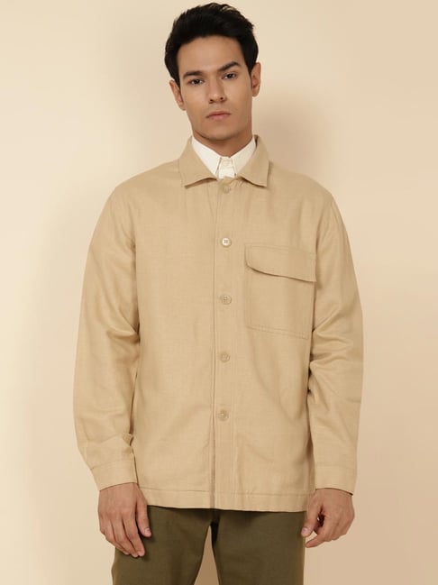 Overshirt linen and cotton - Lightweight shacket