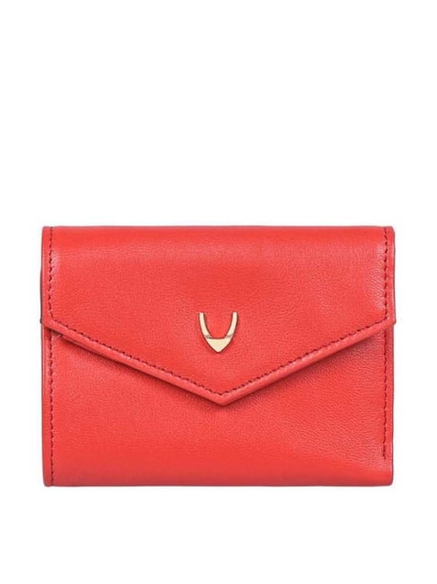 Hidesign Women Leather Three Fold Wallet