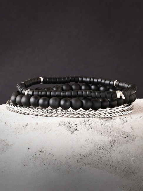 Buy quality Black Beads Nazariya Bracelet SK-N004 in Ahmedabad-sonthuy.vn