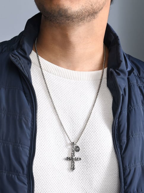 Gold Tribal Cross Necklace – SpicyIce