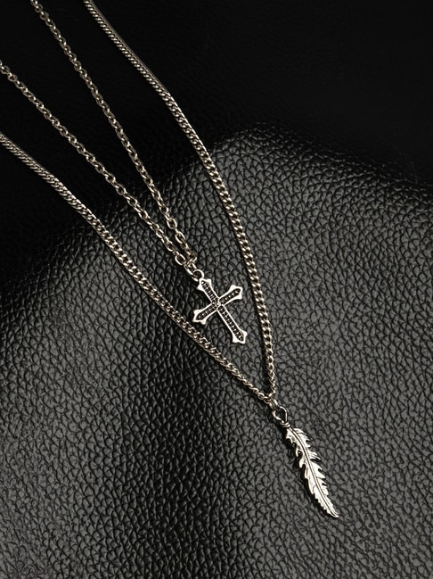 Repurposed Christian Dior Sterling Silver Rhinestone Heart Charm Necklace |  Harper j. Vintage