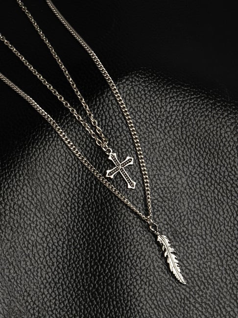 Repurposed Christian Dior Sterling Silver Rhinestone Heart Charm Necklace |  Harper j. Vintage