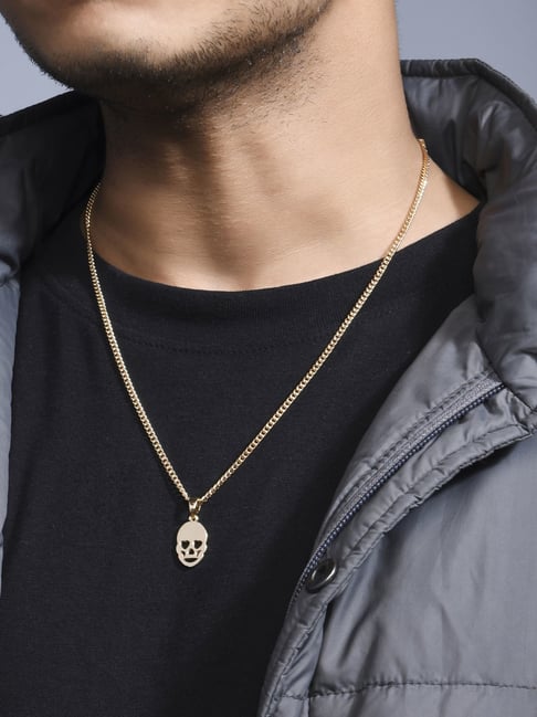 Men Necklace Pendant Heart | Mens Chain Necklace Heart | Chain Thick Heart  - Simple - Aliexpress