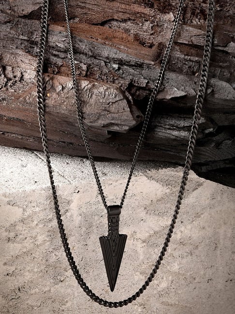 Mens deals arrow pendant