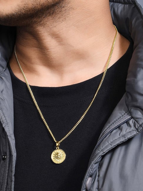 Buy Gold Vintage Charm Layered Men Necklace@ Best Price 1499