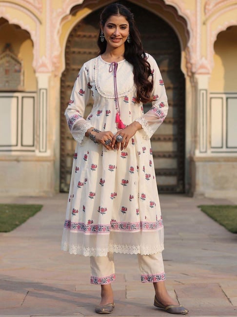 Top 55 Latest Types of Floral Printed Kurtas for Women: (2022)