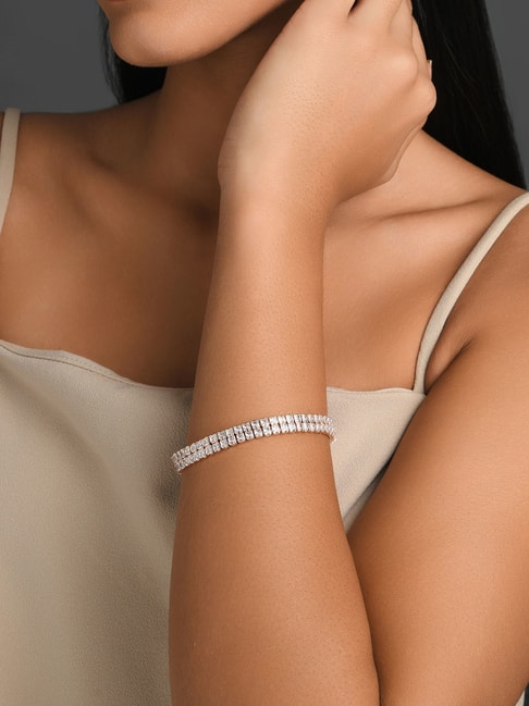 Designer American Diamond Bracelet by Niscka - Designer Bracelet