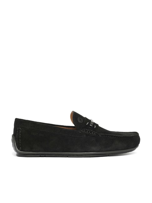 Ruosh Men's Black Casual Loafers-picture-18