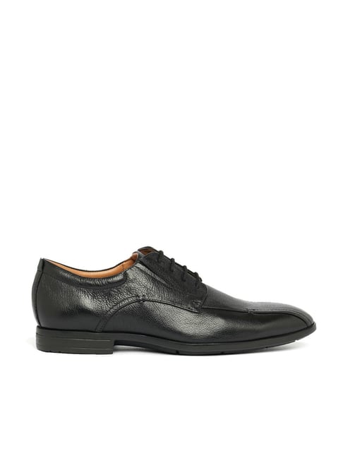 Ruosh Men's Black Derby Shoes-picture-39
