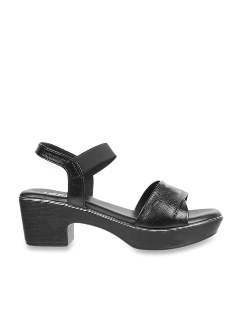 Metro Women's Black Ankle Strap Sandals-picture-23