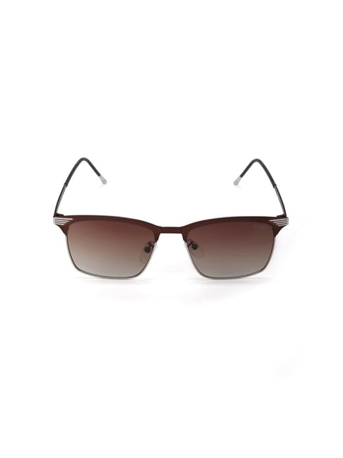 Buy Sprint Brown Polarised Lens Rectangle Men Sunglasses print 12090 C2 S  Online at Best Prices in India - JioMart.