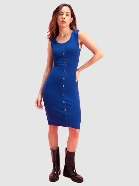 princess polly baby blue dress Mustard Ribbed Off-The-Shoulder Button Down Bodycon Mini Dress /2-2-2