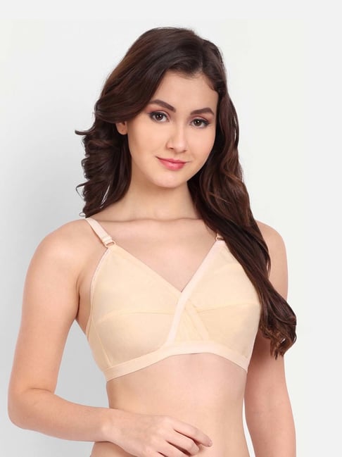 Buy FIMS: Fashion is my Style Beige Everyday Bra for Women Online
