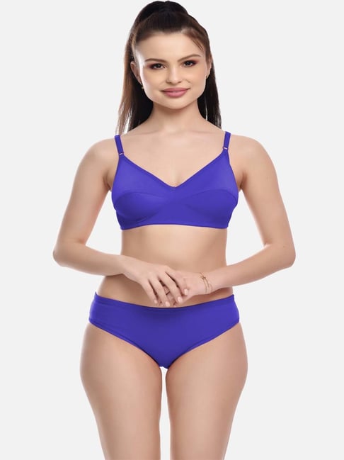 fims FIMS: Fashion is my Style Blue Cotton Lingerie Set-picture-39