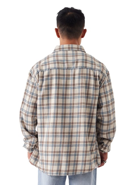 The Souled Store Multicolor Relaxed Fit Check Shirt