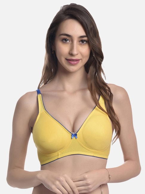 Buy FIMS: Fashion is my Style Yellow Everyday Bra for Women Online