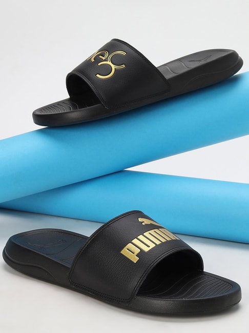 Buy Puma Men's Popcat 20 One8 Black Slides for Men at Best Price @ Tata ...