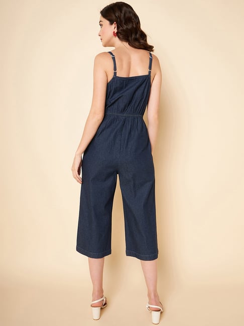 Buy online Blue Denim Full Leg Jumpsuit from western wear for Women by  Stylestone for ₹999 at 50% off | 2024 Limeroad.com