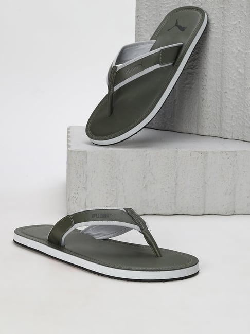 Puma Men's Tsukisho V2 Green Flip Flops-picture-42