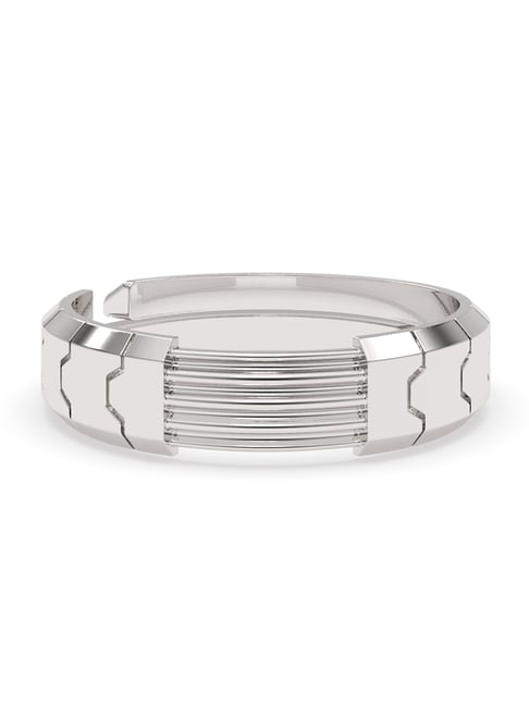 Buy Clara Sterling Silver Adjustable Size Designer Band Ring