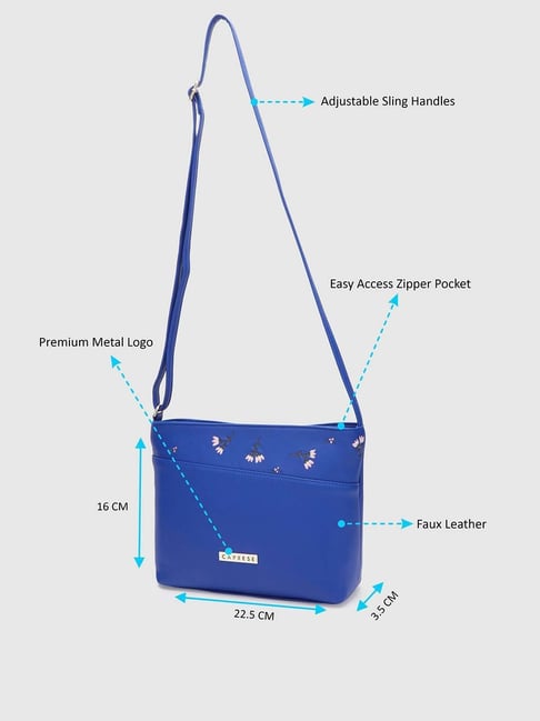 Caprese blue 2025 sling bag