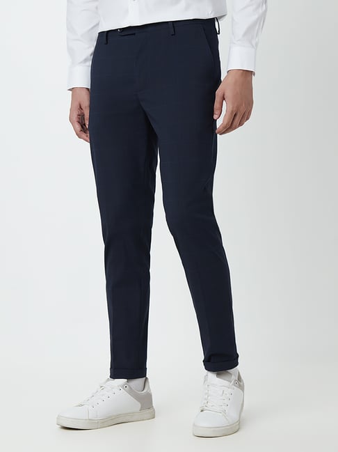 Buy CELIO Mens Carrot Fit Solid Pants  Shoppers Stop