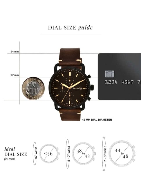 FOSSIL FS5403 The Commuter Chronograph Watch for Men