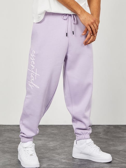 Purple oversized joggers new arrivals