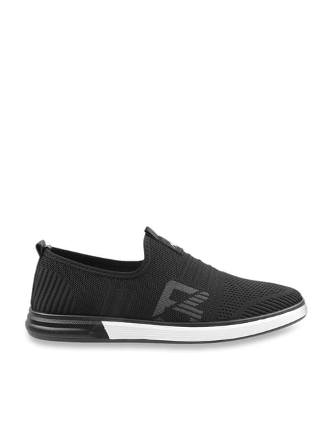 Metro Men's Black Walking Shoes-picture-10