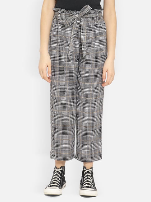 Buy Cantabil Men Grey Checkered Formal Trousers Online at Best Prices in  India - JioMart.