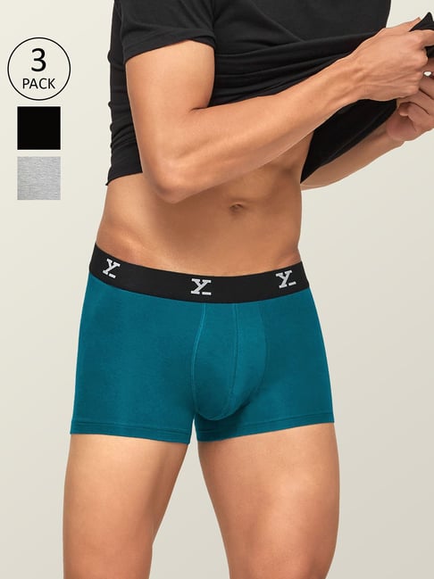 XYXX Multicolor Trunks - Pack of 3-picture-39