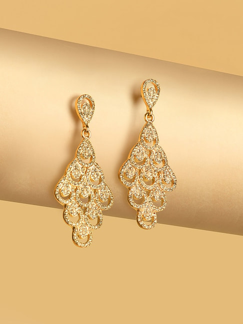 Deal! 7.45CT Natural Round Diamond Hanging Chandelier Earrings 14K White  Gold | eBay