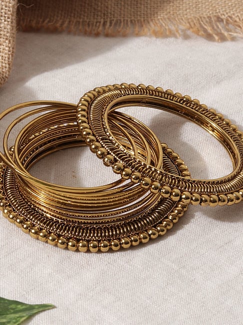 Gold plated bangles hot sale online shopping