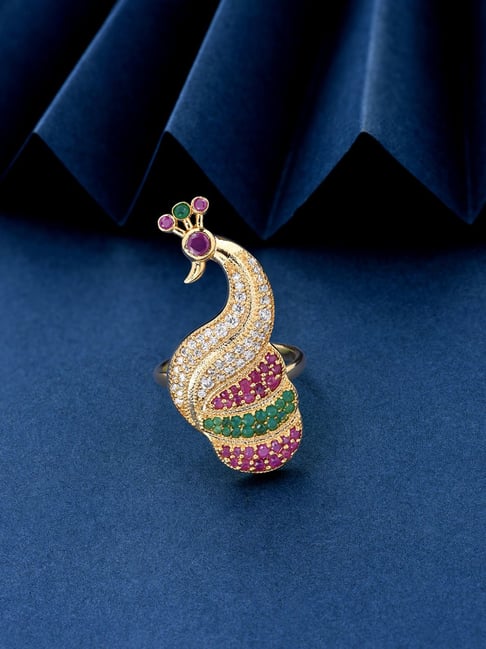 Peacock Ring Beautiful Gift Fashion Lady Accessories 18k Yellow Gold Filled  Womens Ring Mejuri Jewelry Size Adjust From Blingfashion, $7.04 | DHgate.Com