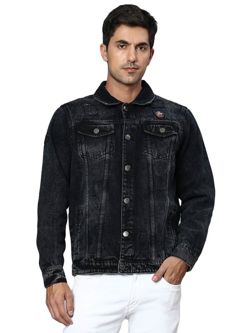 Retro Denim Jacket Men Slim Stand Collar Zip Jacket Corduroy Casual Jacket  M-4XL | eBay