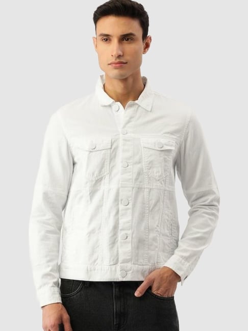 Calvin Klein Jeans Men Solid Casual White Shirt - Buy Calvin Klein Jeans  Men Solid Casual White Shirt Online at Best Prices in India | Flipkart.com