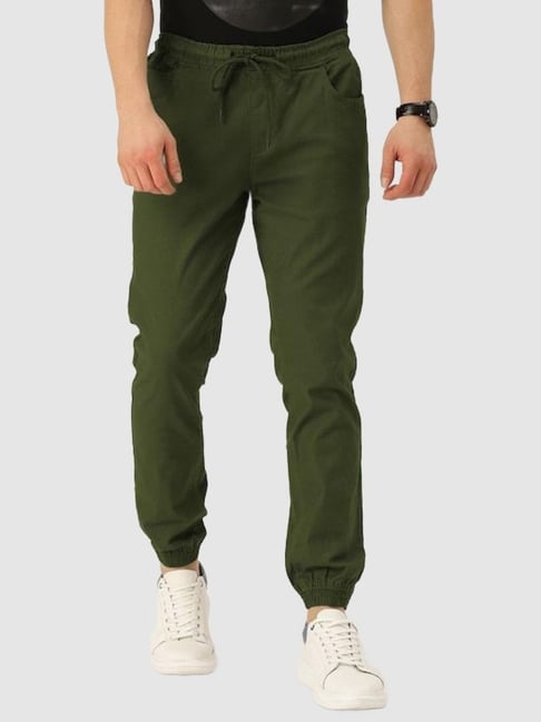Buy Mens Fashion Athletic Joggers Pants - Sweatpants Trousers Cotton Cargo  Pants Mens Long Pants, Green, Medium at Amazon.in
