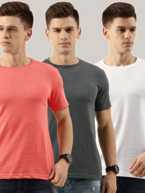 Ma Croix Mens 3-Pack Premium Cotton Casual Crew Neck Short Sleeve Tri Blend  Fabric Tee Shirt - Walmart.com