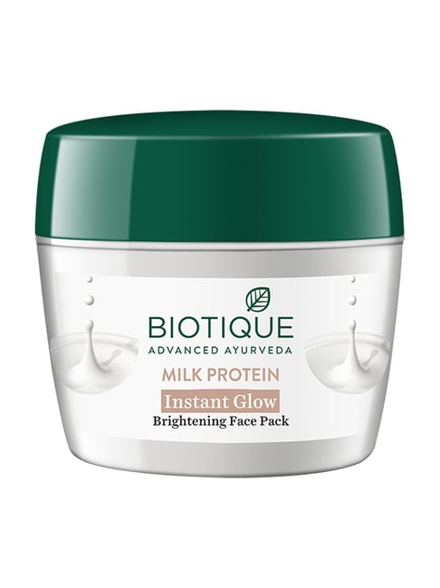 BIOTIQUE Milk Protein Instant Glow Brightening Face Pack - 175 gm-image-35