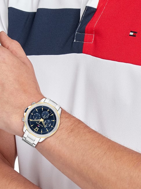 Wrist Watches Tommy Hilfiger Metal Watches Men Water-Resistant