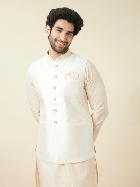 Nehru on sale jacket manyavar