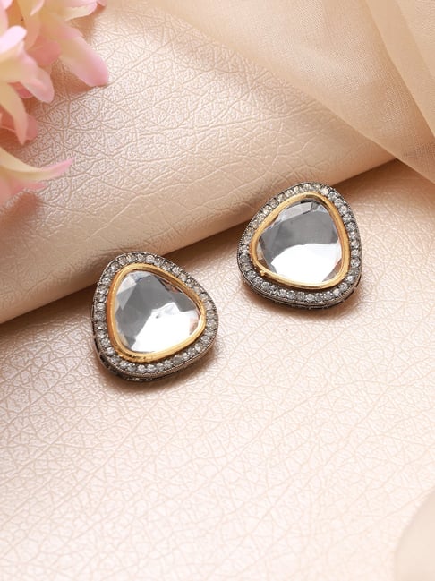 Ad stone studded deals earrings