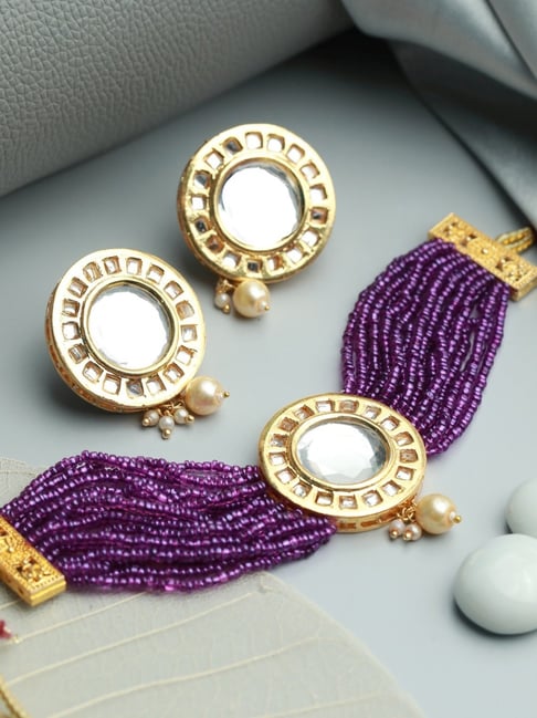 Buy Purple agate Necklace online! – Khushi Handicrafts