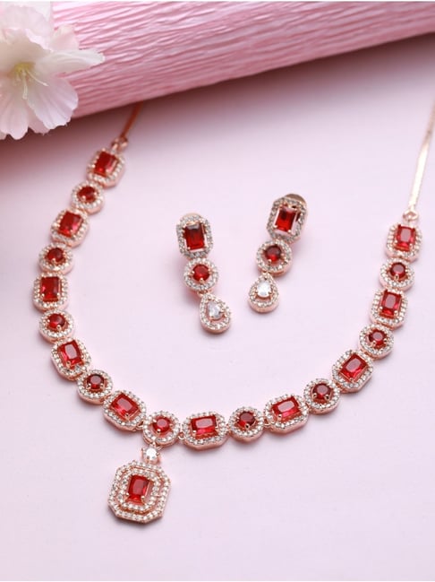 Paparazzi Forget the Crown - Red Necklace – A Finishing Touch Jewelry