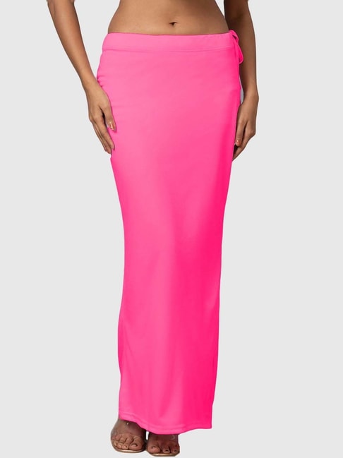 Buy Salwar Studio Pink Plain Saree Shapewear for Women Online @ Tata CLiQ