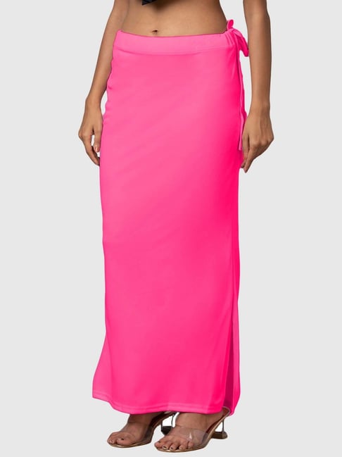 Buy Salwar Studio Pink Plain Saree Shapewear for Women Online @ Tata CLiQ