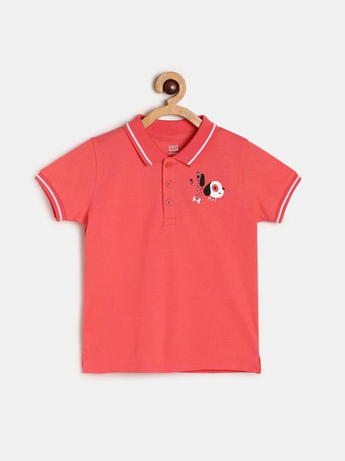 MINIKLUB Kids Coral Solid Polo T-Shirt-picture-23