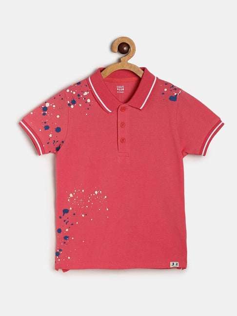 MINIKLUB Kids Coral Printed Polo T-Shirt-picture-33
