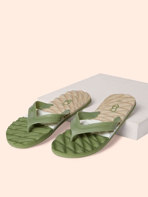 Ajile by Pantaloons Men's Green Flip Flops-picture-10